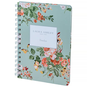 Блокнот на спiралi Axent Laura Ashley, Timeless 8470-4-A-LA, А5, 80 аркушів, клітинка, тверда обкладинка