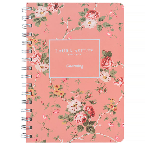 Блокнот на спiралi Axent Laura Ashley, Charming 8470-6-A-LA, А5, 80 аркушів, клітинка, тверда обкладинка