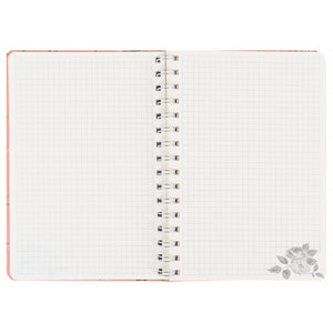 Блокнот на спiралi Axent Laura Ashley, Charming 8470-6-A-LA, А5, 80 аркушів, клітинка, тверда обкладинка