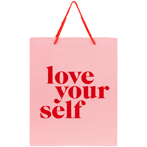 Пакет бумажный подарочный Axent Love yourself 8502-29-A, 26х32 см