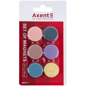 Набір магнітів 24 мм,  6 шт., Morandi,9826-А