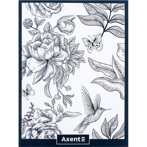 Зошит для записів Axent 4780-6-A, А4, 48 аркушів, клітинка, синій