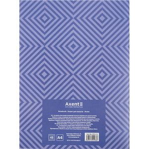 Зошит для записів Axent 4781-2-A, А4, 48 аркушів, клітинка, фіолетовий