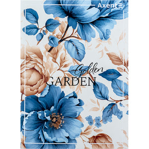 Зошит для записів Axent 4782-7-A, А4, 96 аркушів, клітинка, Golden Garden