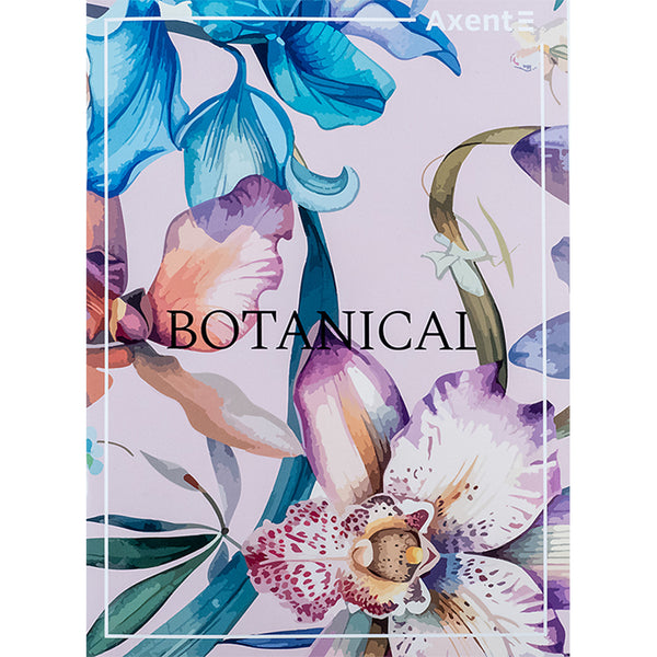 Зошит для записів Axent 4782-8-A, А4, 96 аркушів, клітинка, Botanical