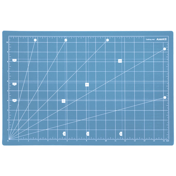 Килимок самовідновлювальний для різання блакитний Axent 7902-07-A , А3, тришаровий