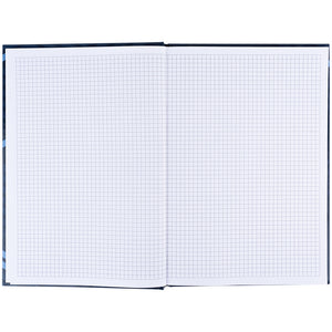 Книга записна Axent Lines 8422-581-A, А4, 96 аркушів, клітинка, синя