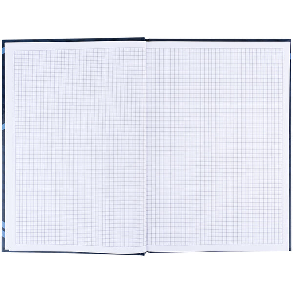 Книга записна Axent Lines 8422-581-A, А4, 96 аркушів, клітинка, синя