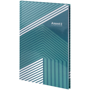 Книга записная Axent Lines 8422-582-A, А4, 96 листов, клетка, зеленая