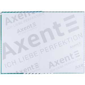 Книга записная Axent Lines 8422-582-A, А4, 96 листов, клетка, зеленая