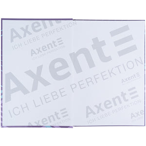 Книга записная Axent Lines 8422-583-A, А4, 96 листов, клетка, сиреневая