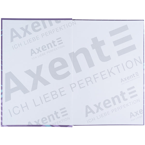 Книга записная Axent Lines 8422-583-A, А4, 96 листов, клетка, сиреневая