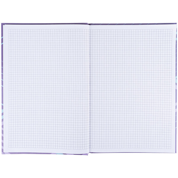 Книга записная Axent Lines 8422-583-A, А4, 96 листов, клетка, сиреневая