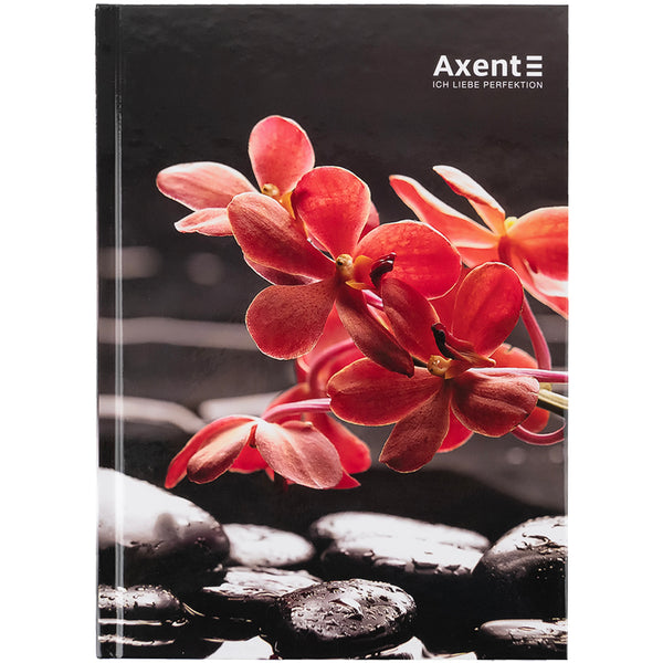 Книга записная Axent R&B Flower 8457-7-A, А5, 96 листов, клетка, твердая обложка
