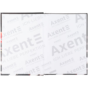 Книга записная Axent R&B Flower 8457-7-A, А5, 96 листов, клетка, твердая обложка