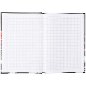 Книга записная Axent R&B Flower 8457-7-A, А5, 96 листов, клетка, твердая обложка