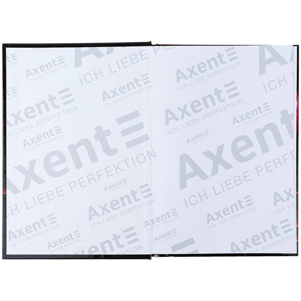 Книга записная Axent Maroon fleur 8459-1-A, А5, 96 листов, клетка, твердая обложка