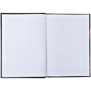 Книга записная Axent Maroon fleur 8459-1-A, А5, 96 листов, клетка, твердая обложка