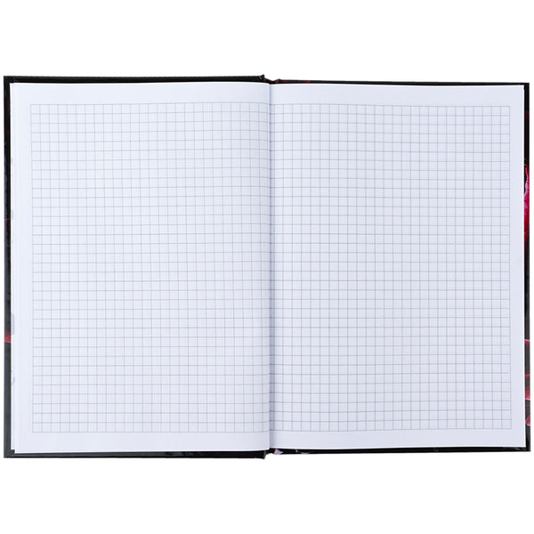 Книга записная Axent Maroon fleur 8459-1-A, А5, 96 листов, клетка, твердая обложка