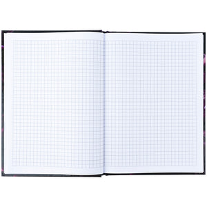 Книга записная Axent Purple fleur 8459-2-A, А5, 96 листов, клетка, твердая обложка