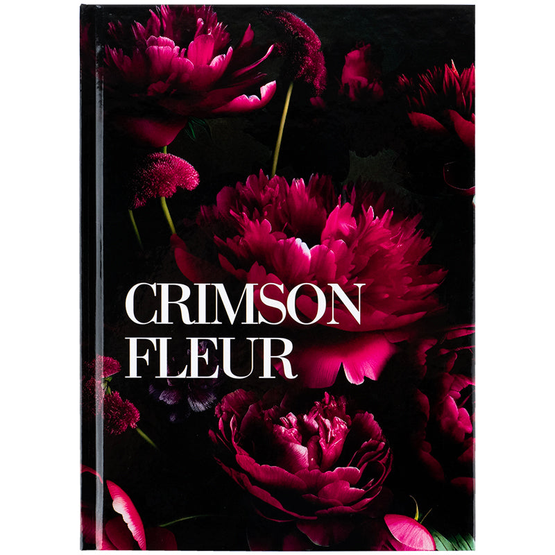 Книга записная Axent Crimson fleur 8459-4-A, А5, 96 листов, клетка