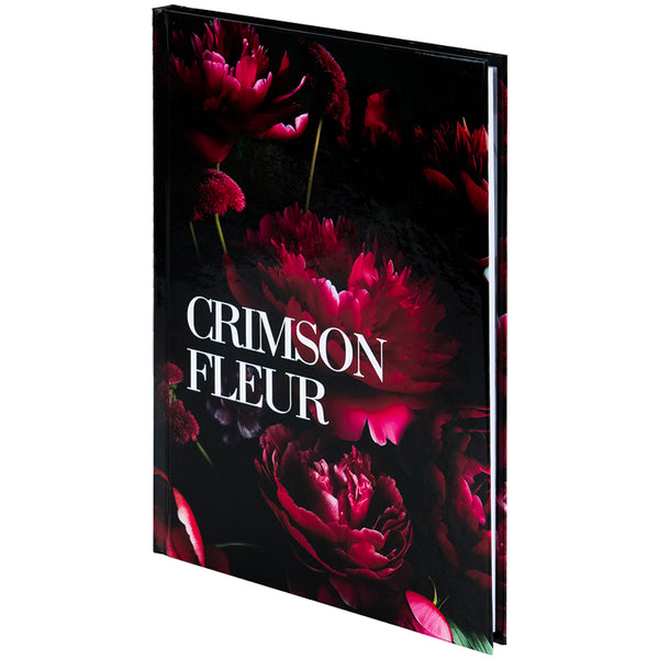 Книга записная Axent Crimson fleur 8459-4-A, А5, 96 листов, клетка, твердая обложка