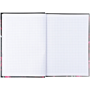 Книга записная Axent Crimson fleur 8459-4-A, А5, 96 листов, клетка, твердая обложка