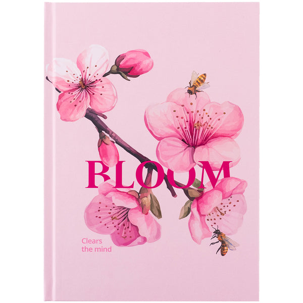 Книга записна Axent Bloom 8459-8-A, А5, 96 аркушів, клітинка, тверда обкладинка