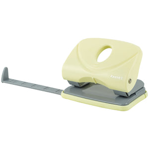 Діркопробивач для паперу Axent Welle-2 3820-08-A, пластиковий, 20 аркушів, Pastelini, жовтий