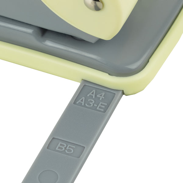 Діркопробивач для паперу Axent Welle-2 3820-08-A, пластиковий, 20 аркушів, Pastelini, жовтий