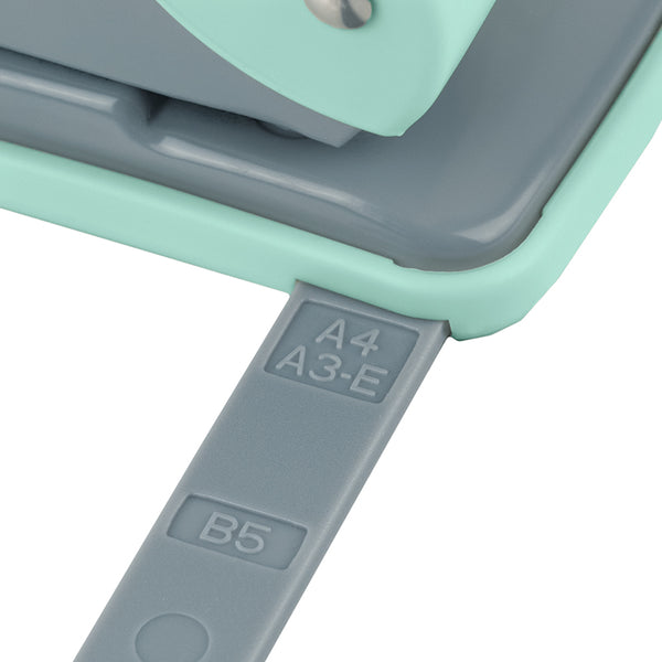 Діркопробивач для паперу Axent Welle-2 3820-18-A, пластиковий, 20 аркушів, Pastelini, м'ятний
