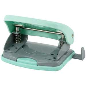 Діркопробивач для паперу Axent Welle-2 3820-18-A, пластиковий, 20 аркушів, Pastelini, м'ятний