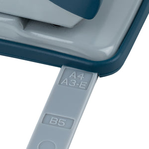 Діркопробивач для паперу Axent Exakt-2 3930-29-A, металевий, 30 аркушів, Earth colors, синій