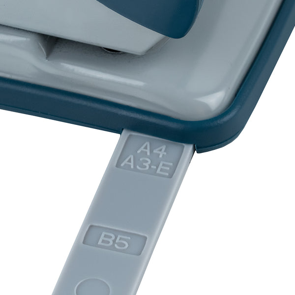 Діркопробивач для паперу Axent Exakt-2 3930-29-A, металевий, 30 аркушів, Earth colors, синій