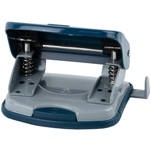 Діркопробивач для паперу Axent Exakt-2 3930-29-A, металевий, 30 аркушів, Earth colors, синій