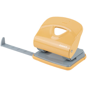 Діркопробивач для паперу Axent Exakt-2 3930-26-A, металевий, 30 аркушів, Earth colors, жовтий