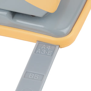 Діркопробивач для паперу Axent Exakt-2 3930-26-A, металевий, 30 аркушів, Earth colors, жовтий