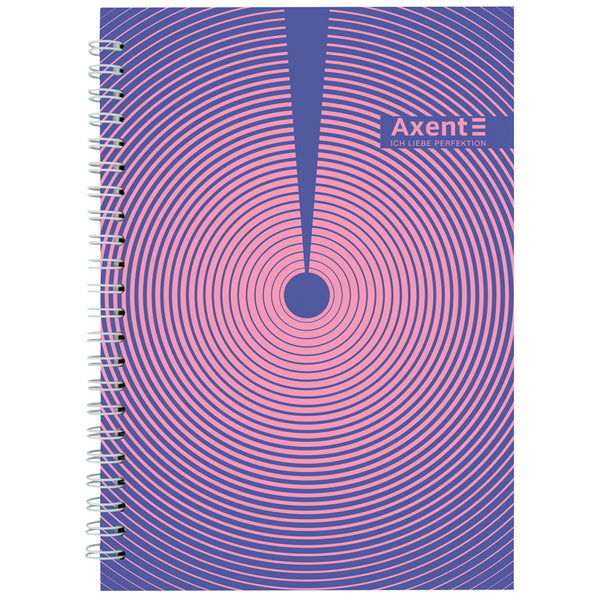 Блокнот на спирали Axent 8032-30-A, A5, 96 листов, клетка, твердая обложка