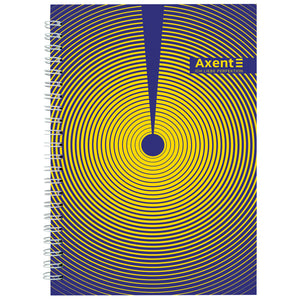 Блокнот на спирали Axent 8032-31-A, A5, 96 листов, клетка, твердая обложка