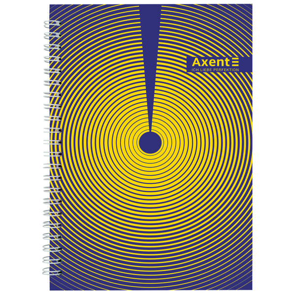 Блокнот на спирали Axent 8032-31-A, A5, 96 листов, клетка, твердая обложка