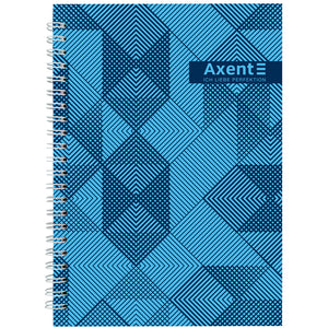 Блокнот на спирали Axent 8032-33-A, A5, 96 листов, клетка, твердая обложка