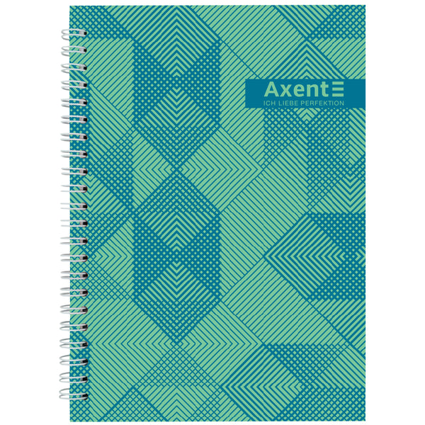 Блокнот на спирали Axent 8032-34-A, A5, 96 листов, клетка, твердая обложка