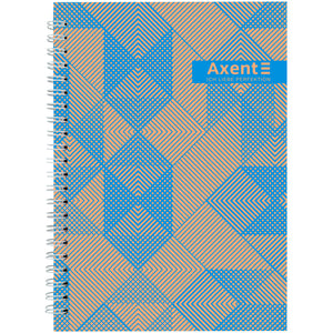 Блокнот на спирали Axent 8032-35-A, A5, 96 листов, клетка, твердая обложка