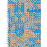 Блокнот на спирали Axent 8032-35-A, A5, 96 листов, клетка, твердая обложка Блокнот на спирали Axent 8032-35-A, A5, 96 листов, клетка, твердая обложка