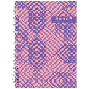 Блокнот на спирали Axent 8032-36-A, A5, 96 листов, клетка, твердая обложка