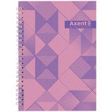 Блокнот на спирали Axent 8032-36-A, A5, 96 листов, клетка, твердая обложка Блокнот на спирали Axent 8032-36-A, A5, 96 листов, клетка, твердая обложка