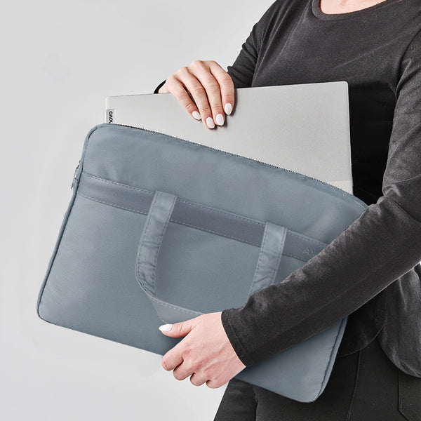 Сумка для документів текстильна Axent 1631-02-A, А4+, 1 відділення, сіра