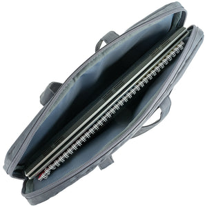 Сумка для документів текстильна Axent 1631-02-A, А4+, 1 відділення, сіра