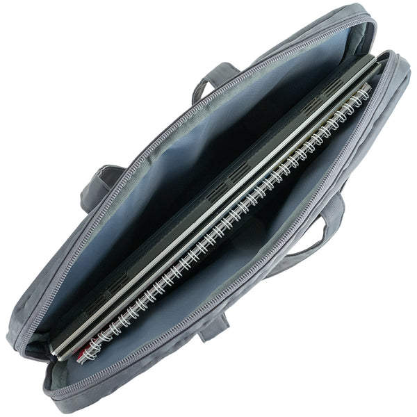 Сумка для документів текстильна Axent 1631-02-A, А4+, 1 відділення, сіра