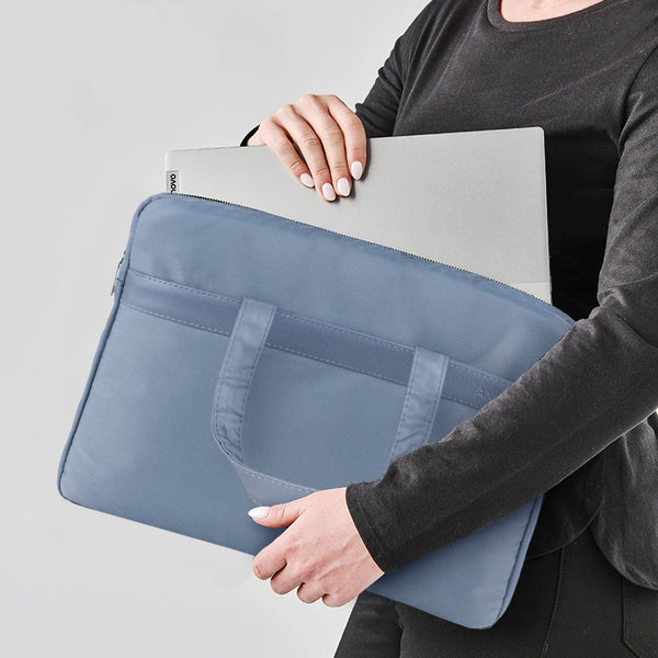 Сумка для документів текстильна Axent 1631-03-A, А4+, 1 відділення, блакина